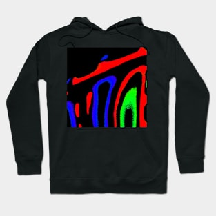 Minimal Landscape Modern Art Coloristic Composition Hoodie